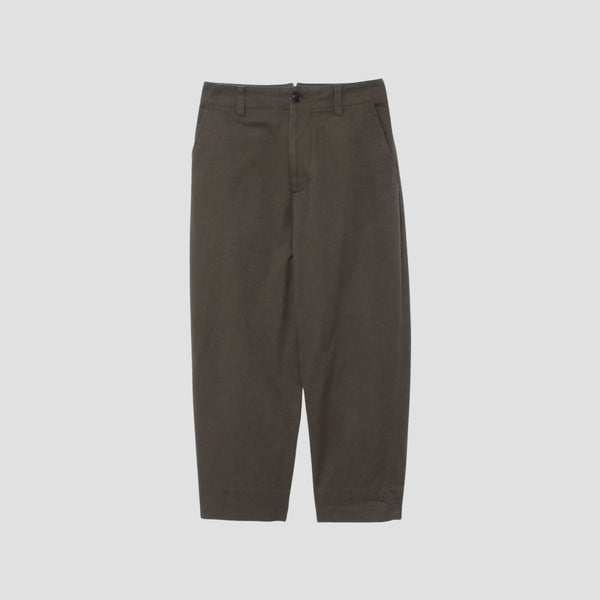 ORGANIC COTTON TWILL TROUSERS