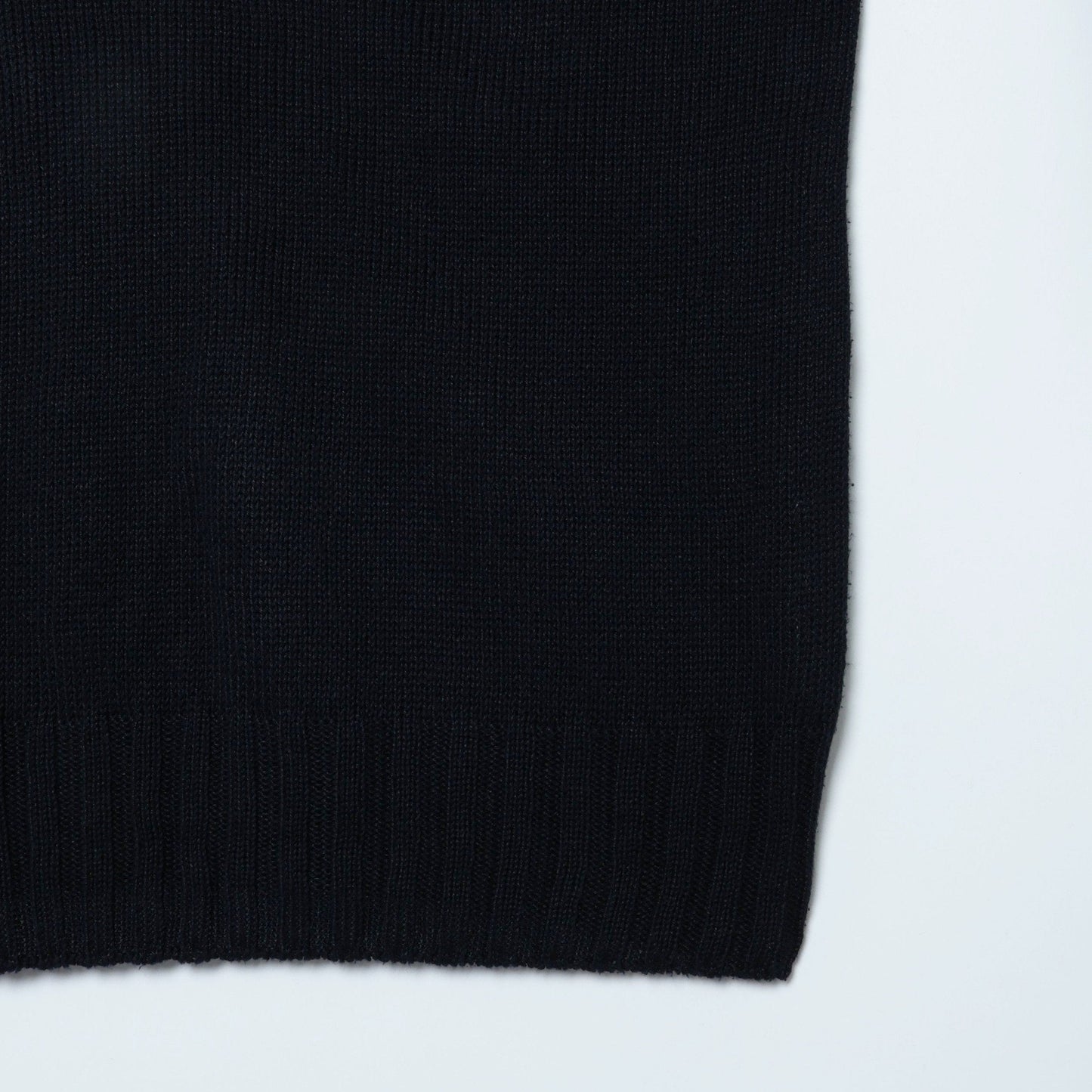 LINEN COTTON WIDE ROLL NECK KNIT