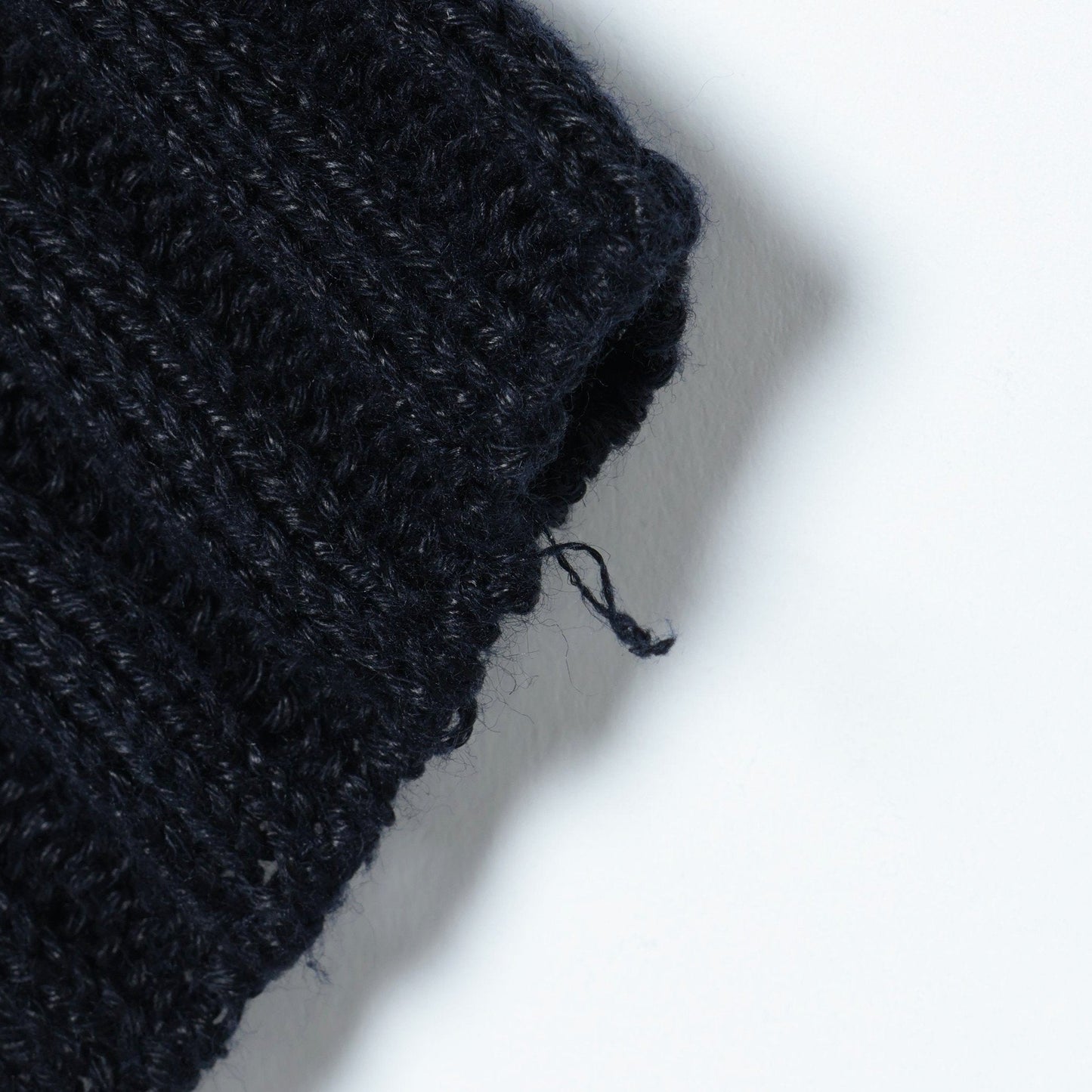 LINEN COTTON WIDE ROLL NECK KNIT