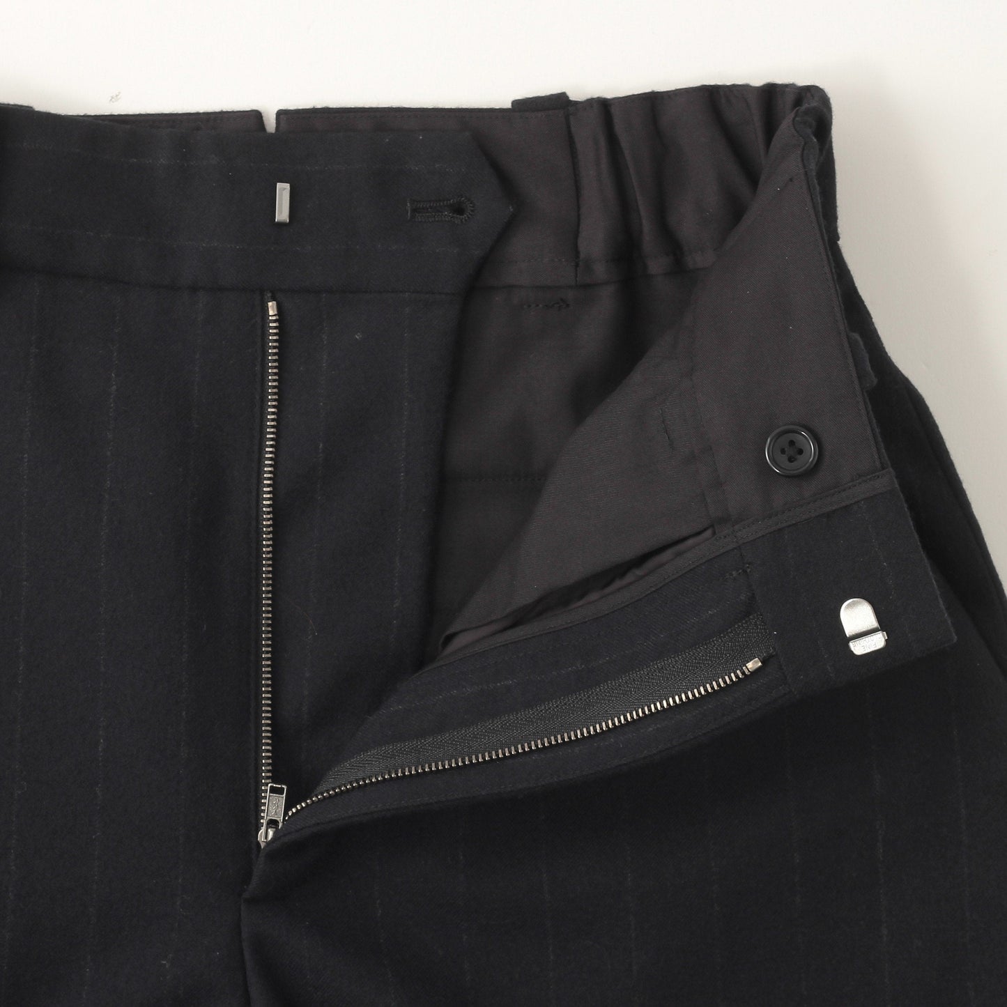 FLANNEL WOOL TROUSERS