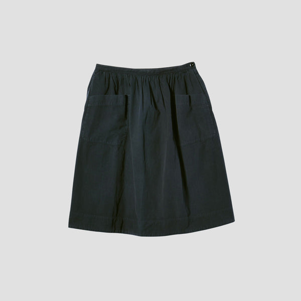 GARMENT DYE VINTAGE POPLIN SKIRT
