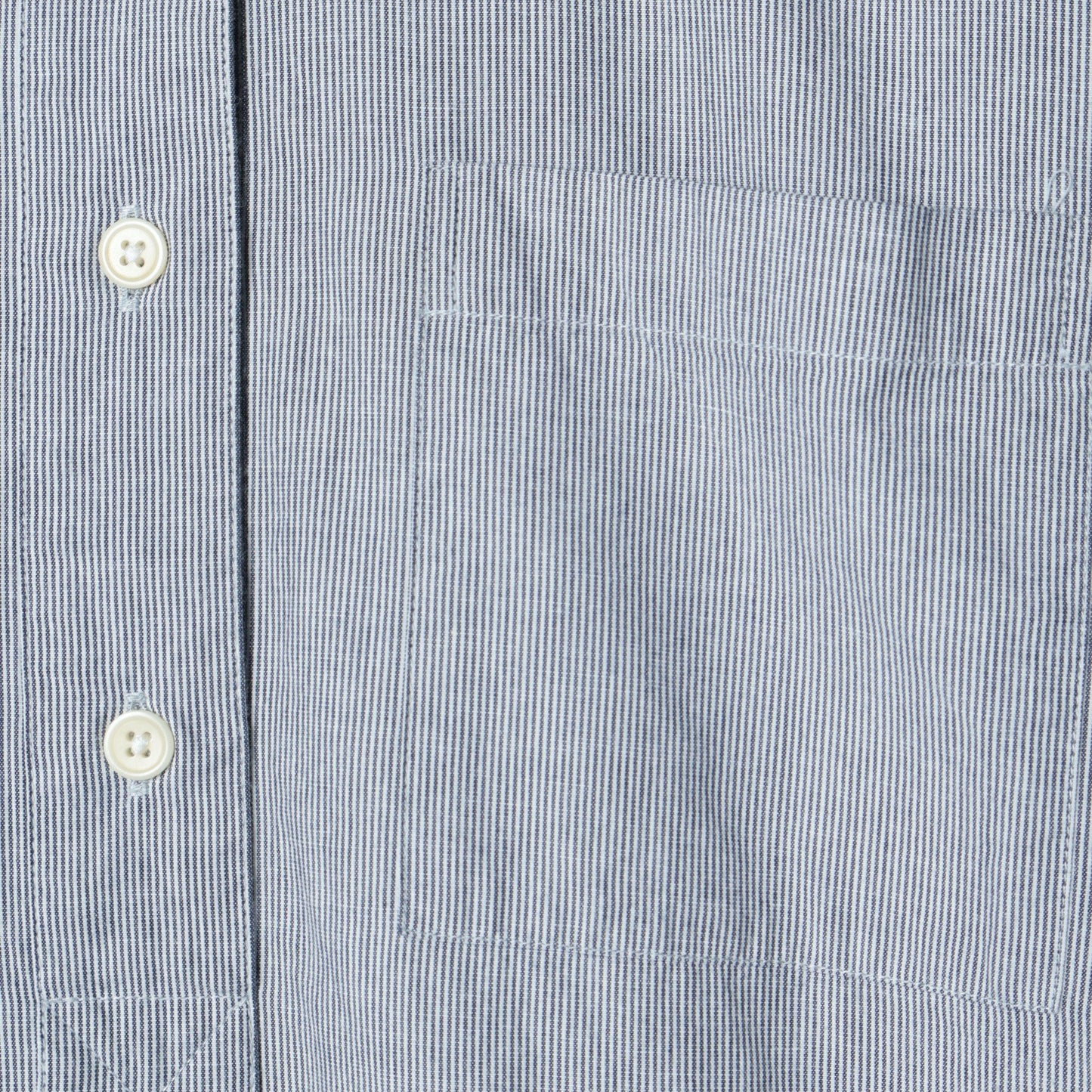 COTTON BARRE INDIGO DRESS