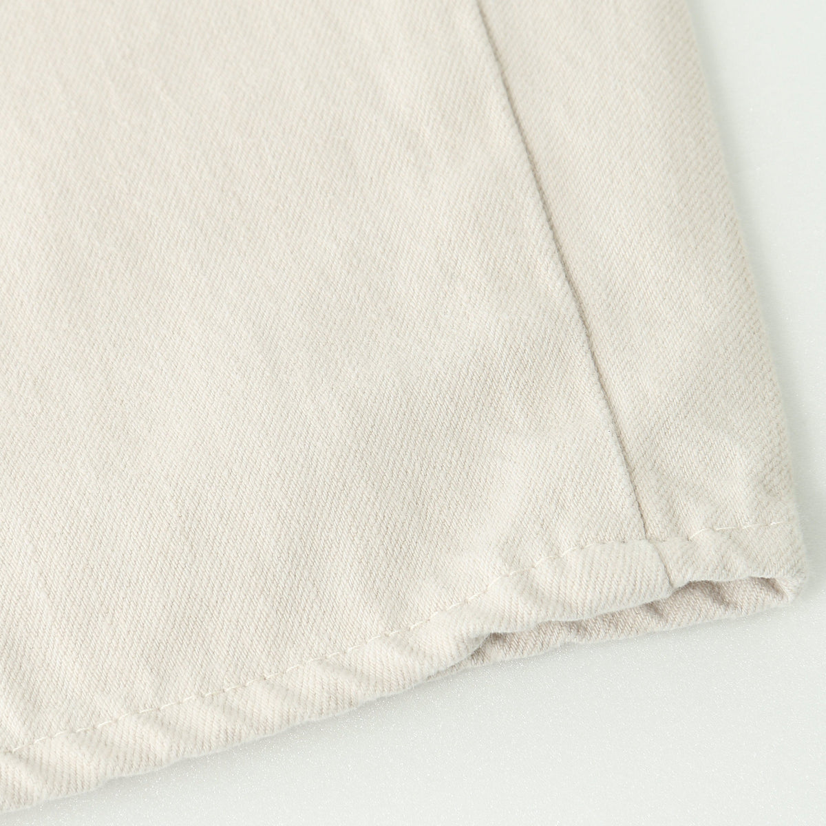 WHITE DENIM TROUSERS