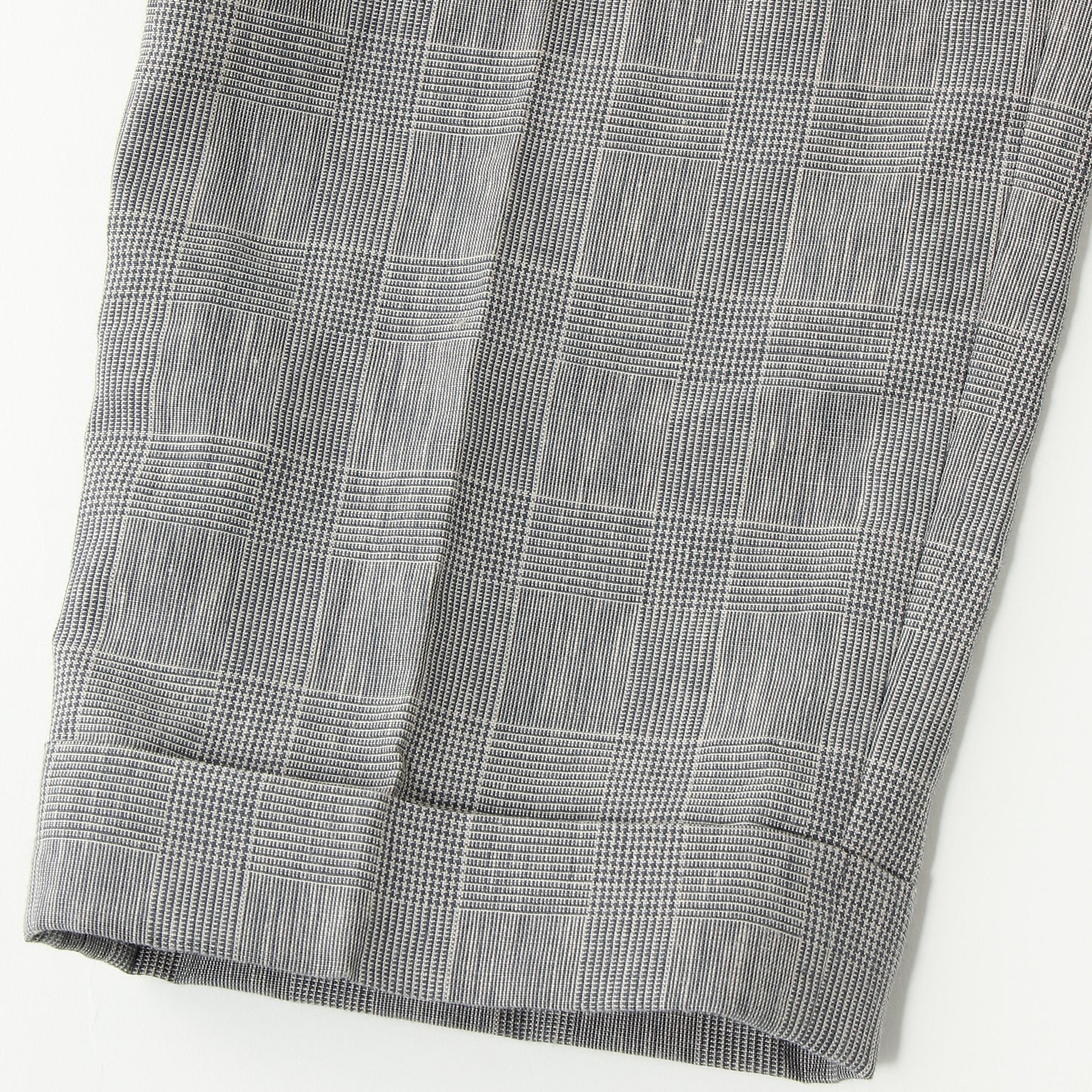 PRINCE OF WALES LINEN TROUSERS