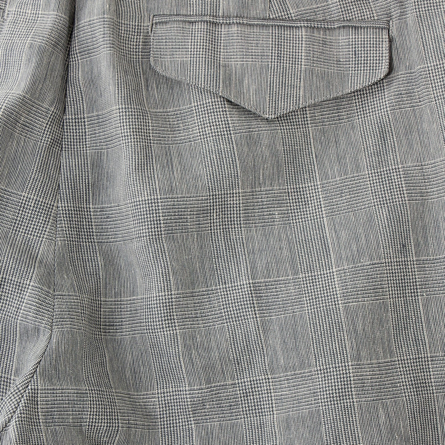 PRINCE OF WALES LINEN TROUSERS