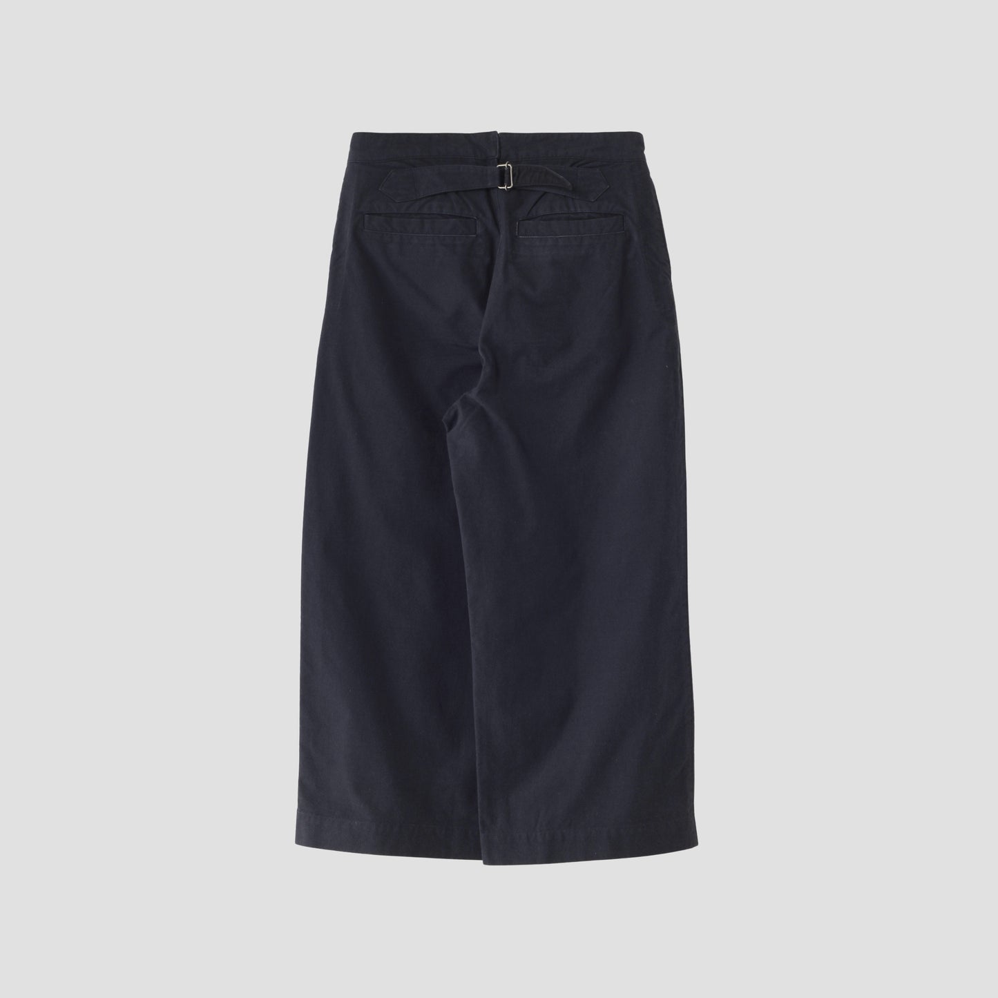DENSE COTTON WOOL TROUSERS
