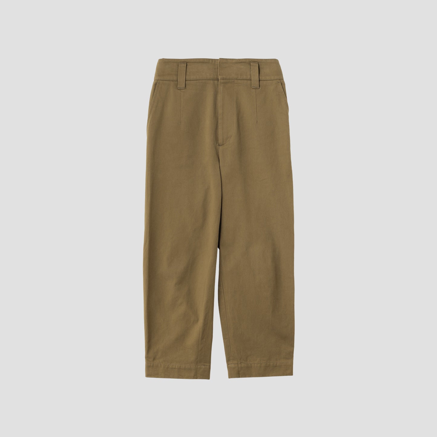 COTTON TWILL TROUSERS