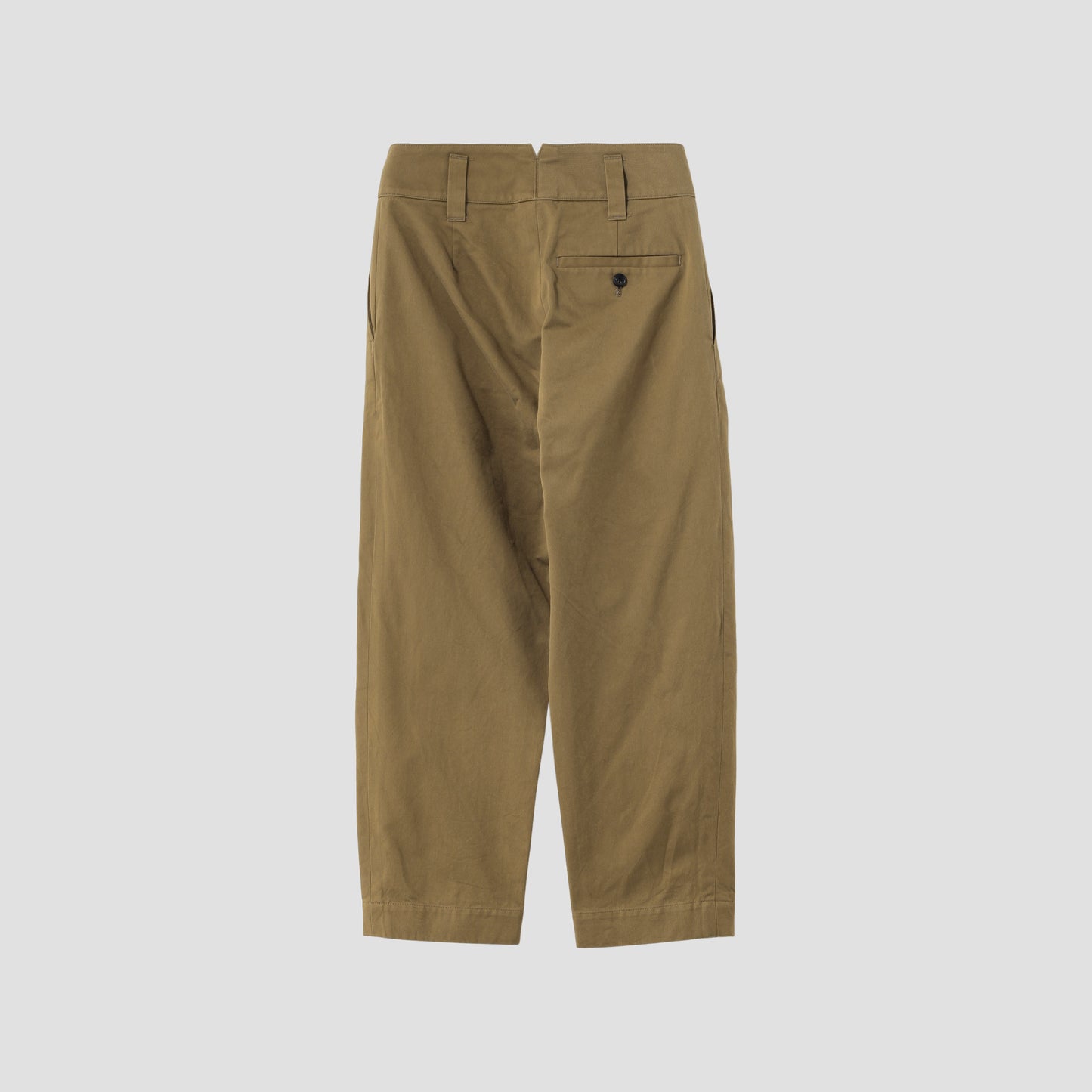 COTTON TWILL TROUSERS