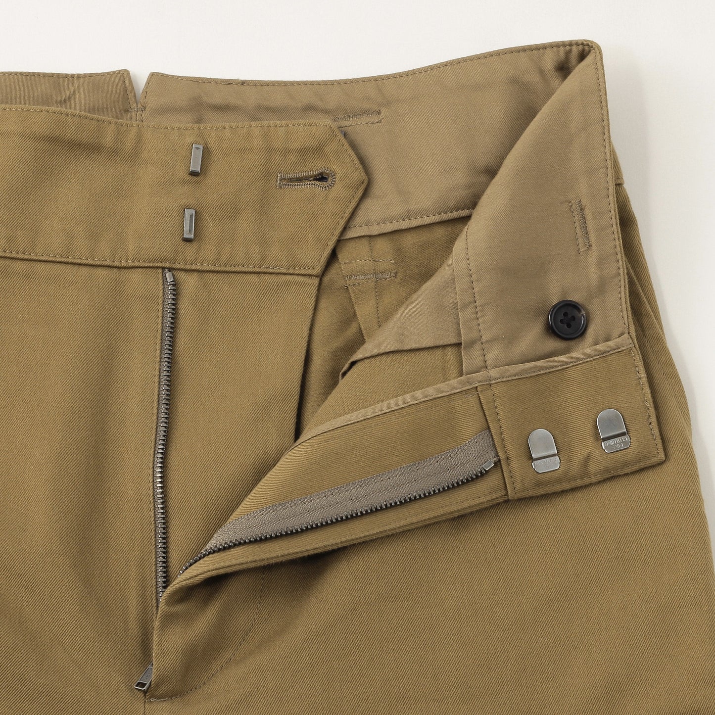 COTTON TWILL TROUSERS