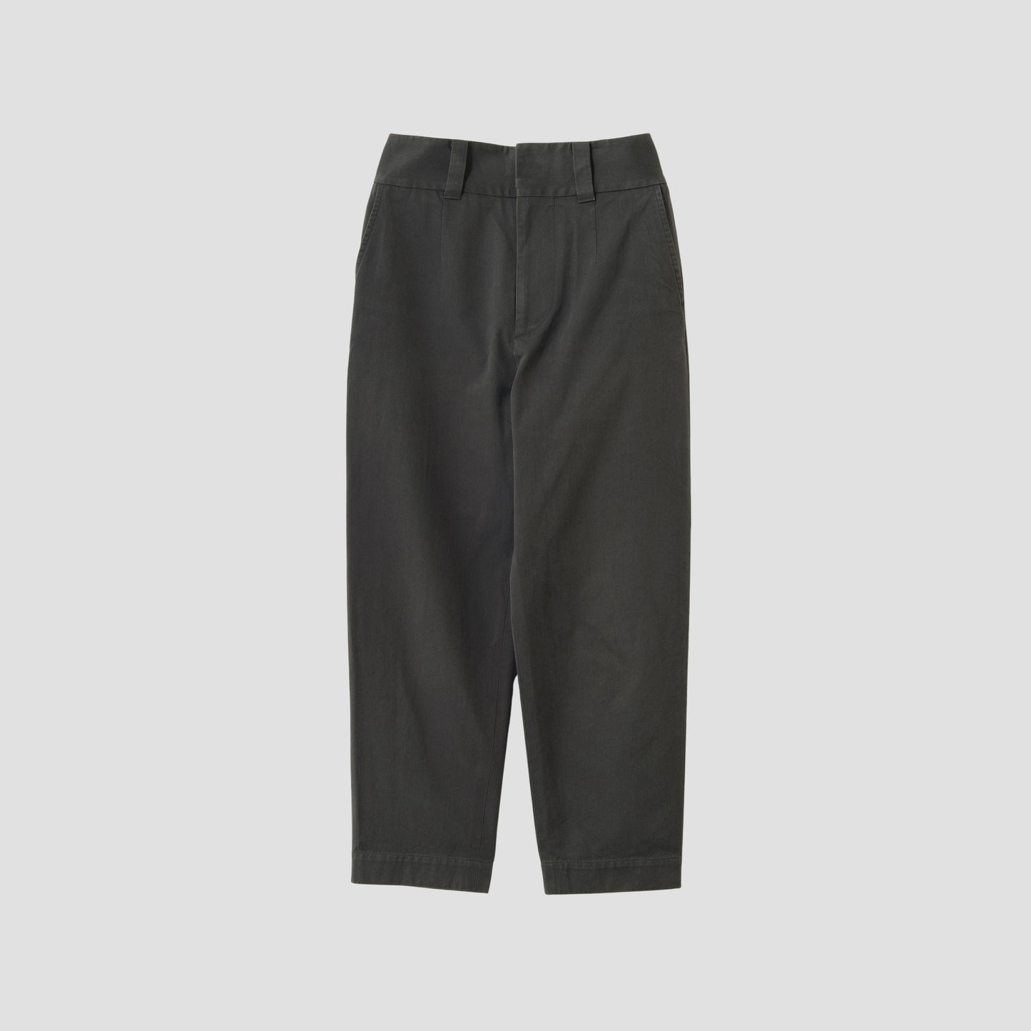 COTTON TWILL TROUSERS