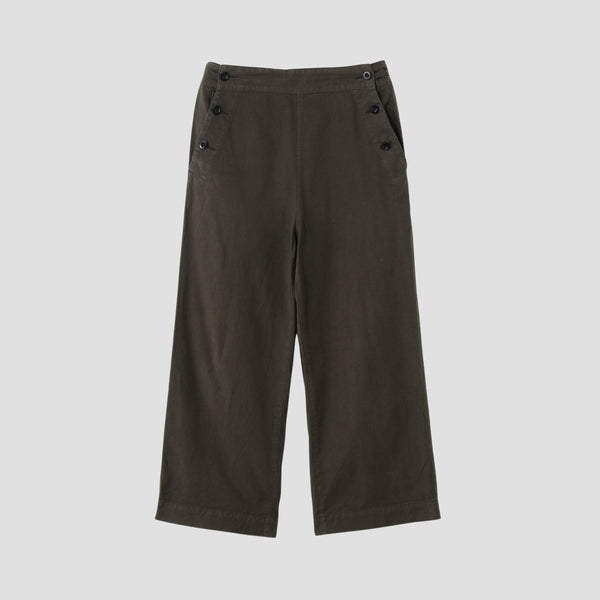 ROUGH COTTON CANVAS TROUSERS