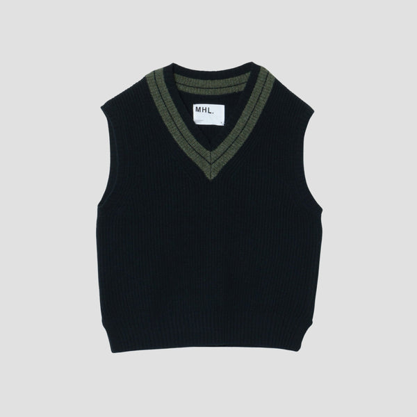 TOUGH WOOL RIB KNIT