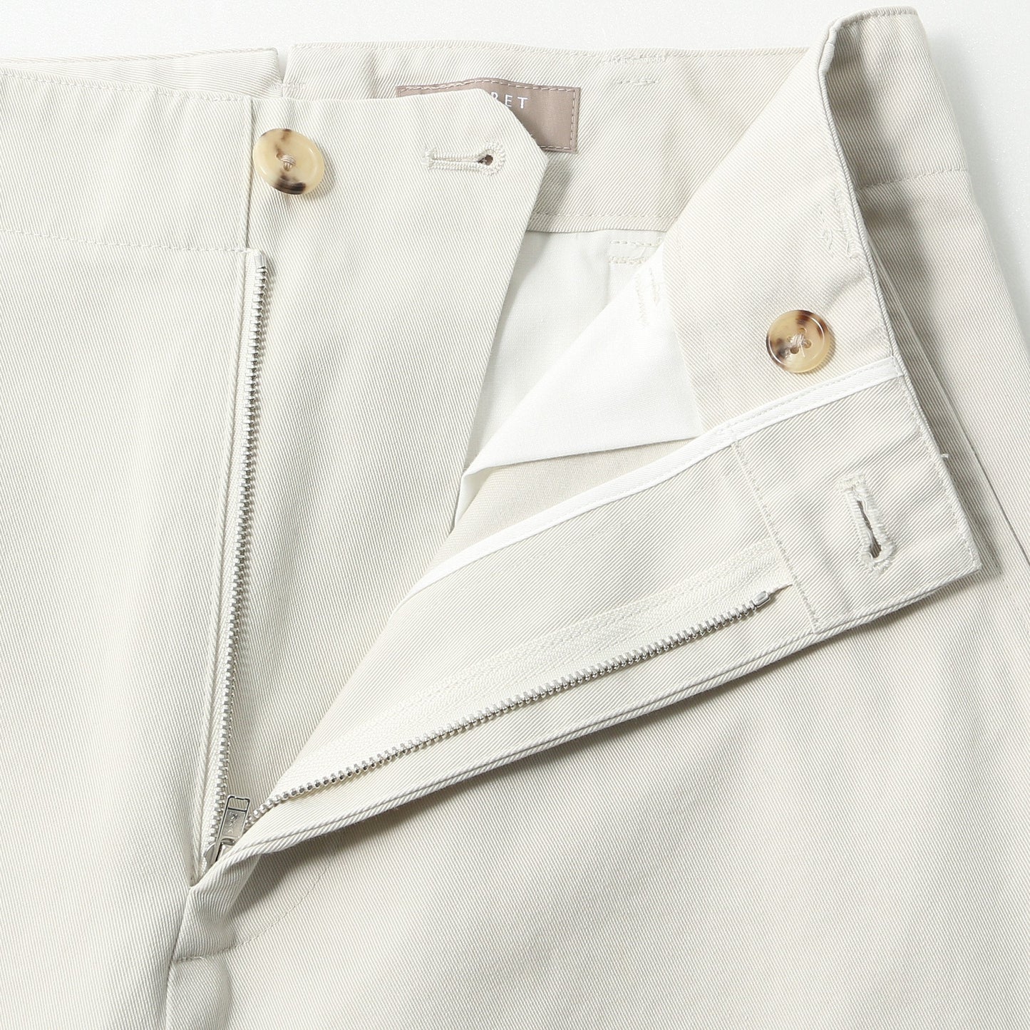 ORGANIC COTTON TWILL TROUSERS