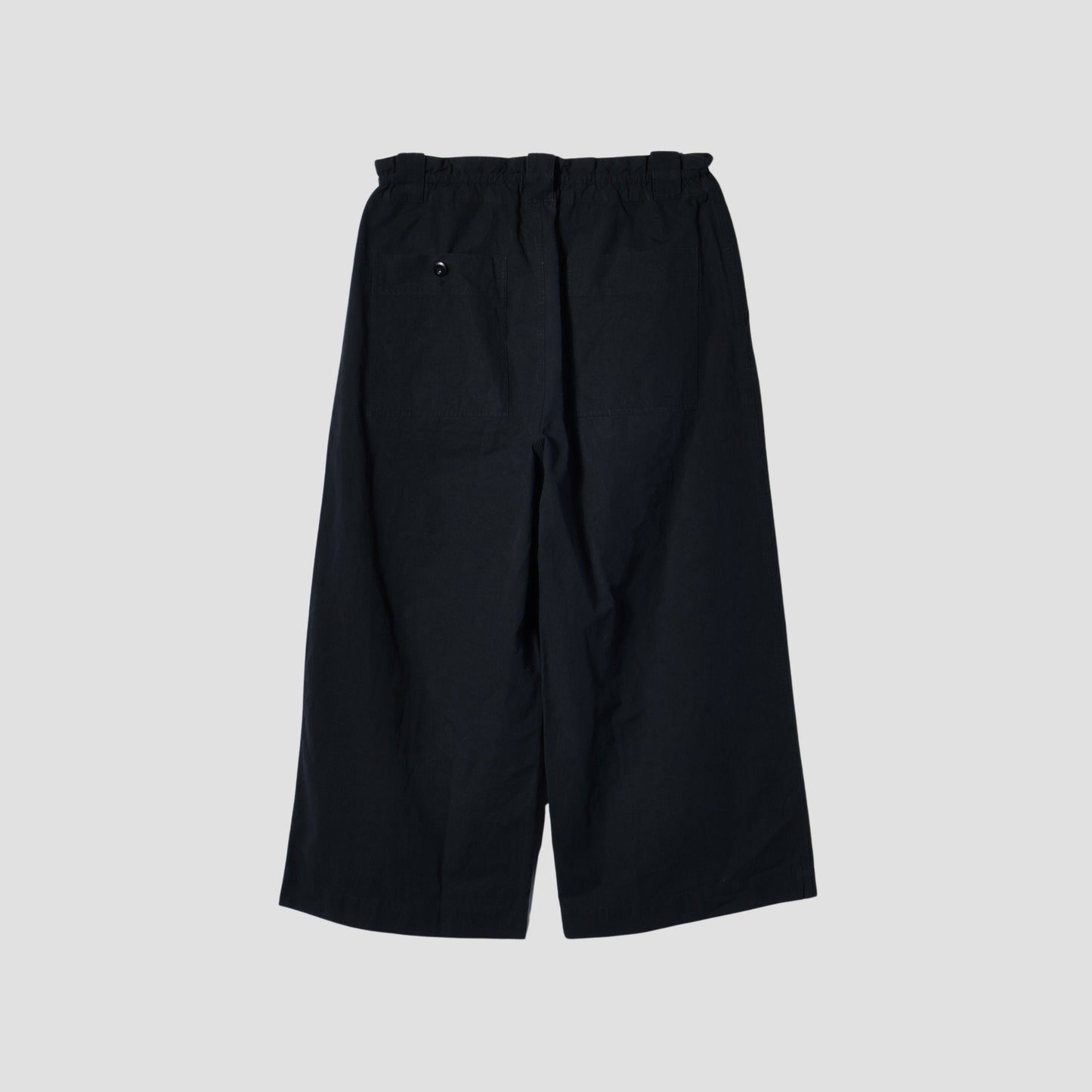 COTTON LINEN PLAIN WEAVE TROUSERS
