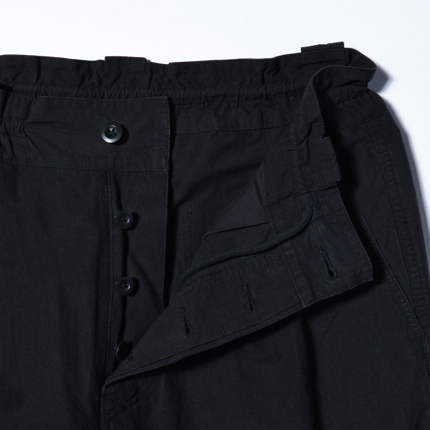 COTTON LINEN PLAIN WEAVE TROUSERS
