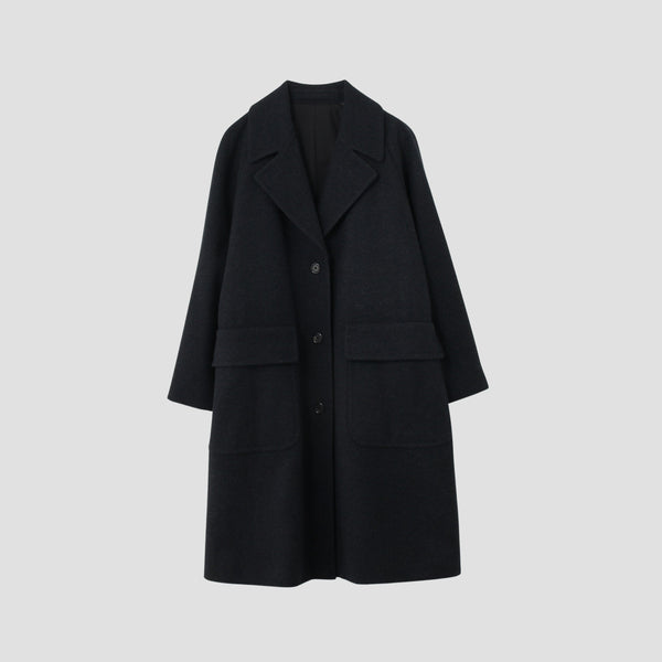 LAMBSWOOL MELTON COAT