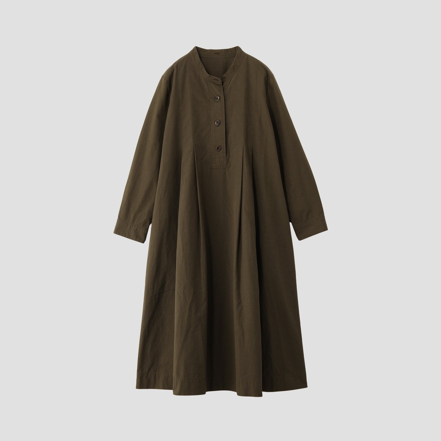 STIFF COTTON POPLIN DRESS