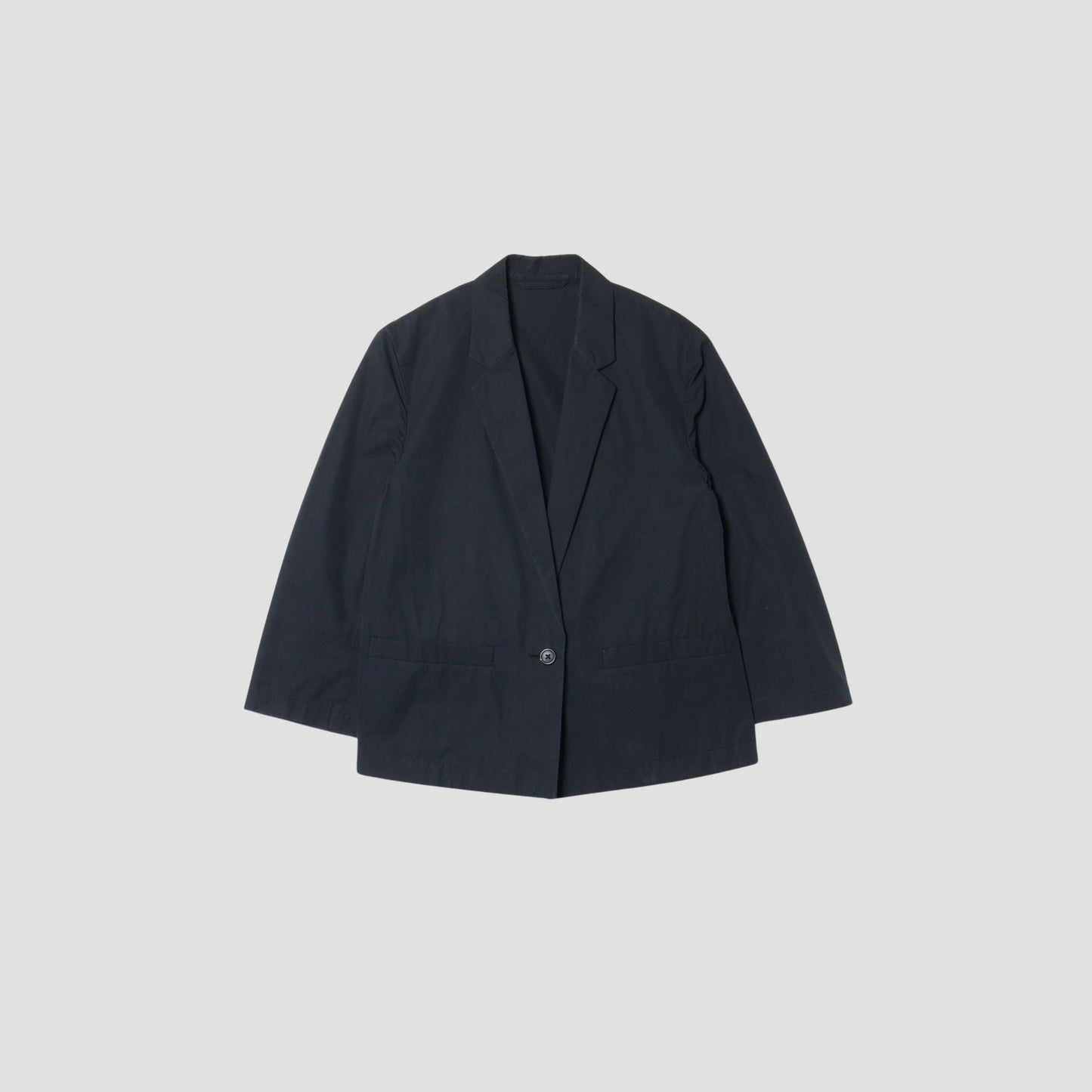 WASHED YARN DYE POPLIN JACKET