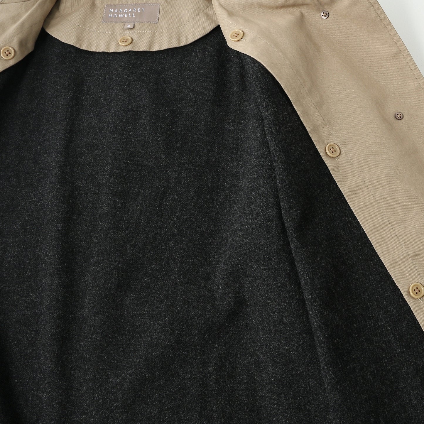 COMPACT COTTON GABARDINE COAT