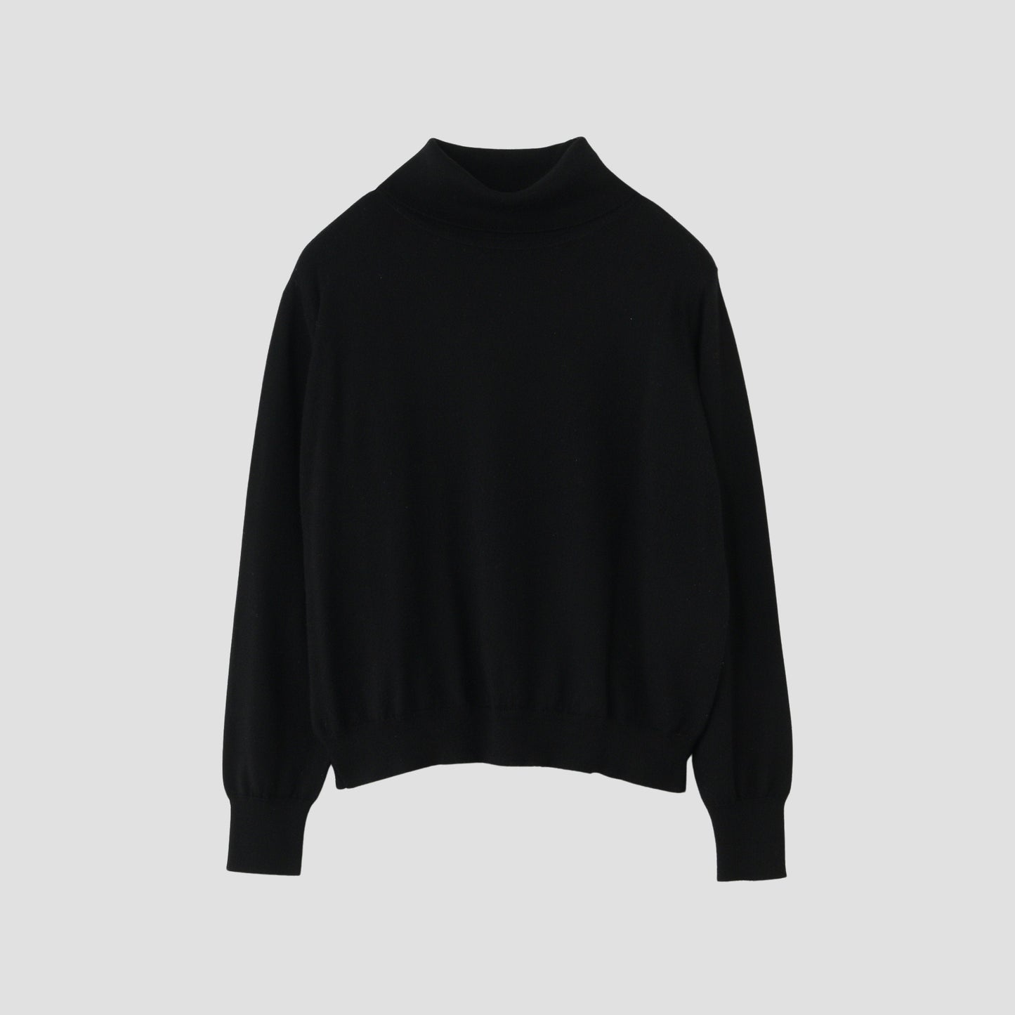 FINE WOOL TURTLE NECK KNIT