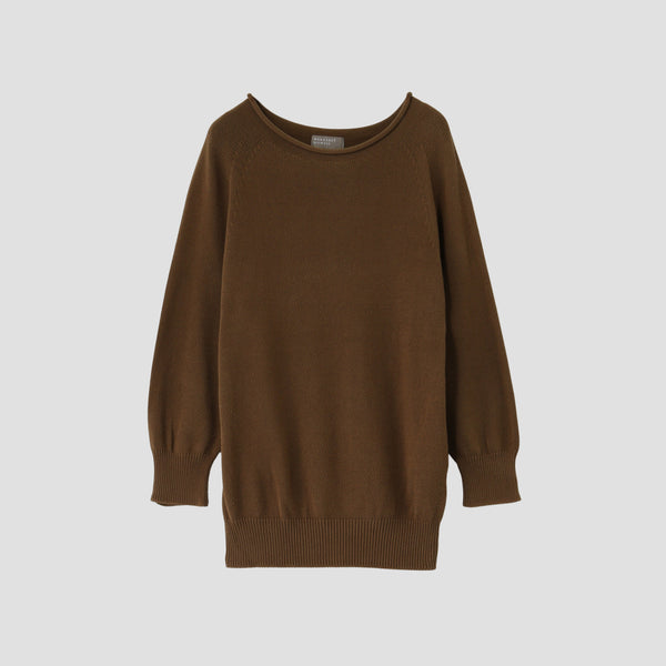 CAST OFF ROLL NECK KNIT