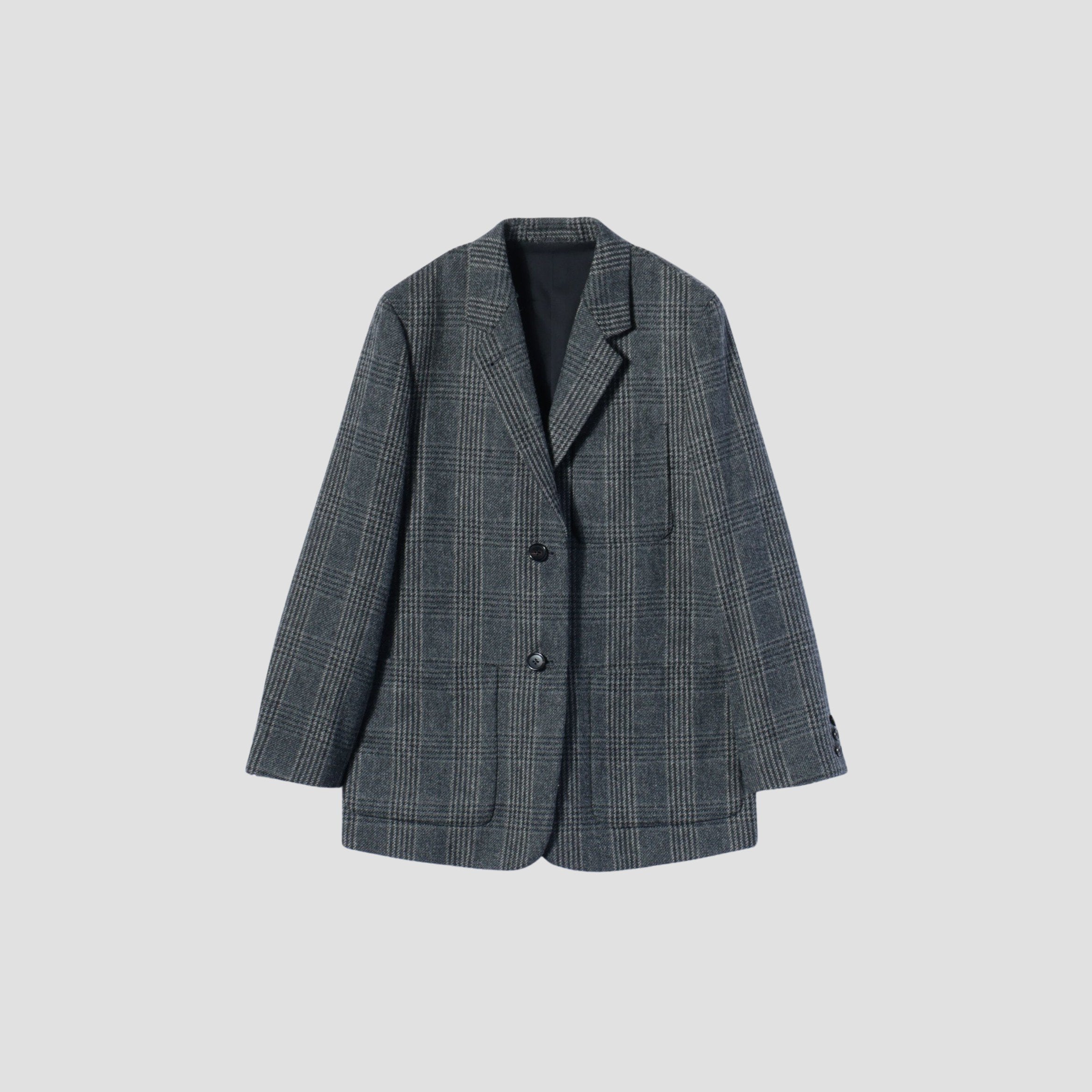 美品 MHL マーガレットハウエル グレンチェック アルパカウールジャケット ジャケット / III / GREY(グレー) ｜ マーガレット・ハウエル 公式