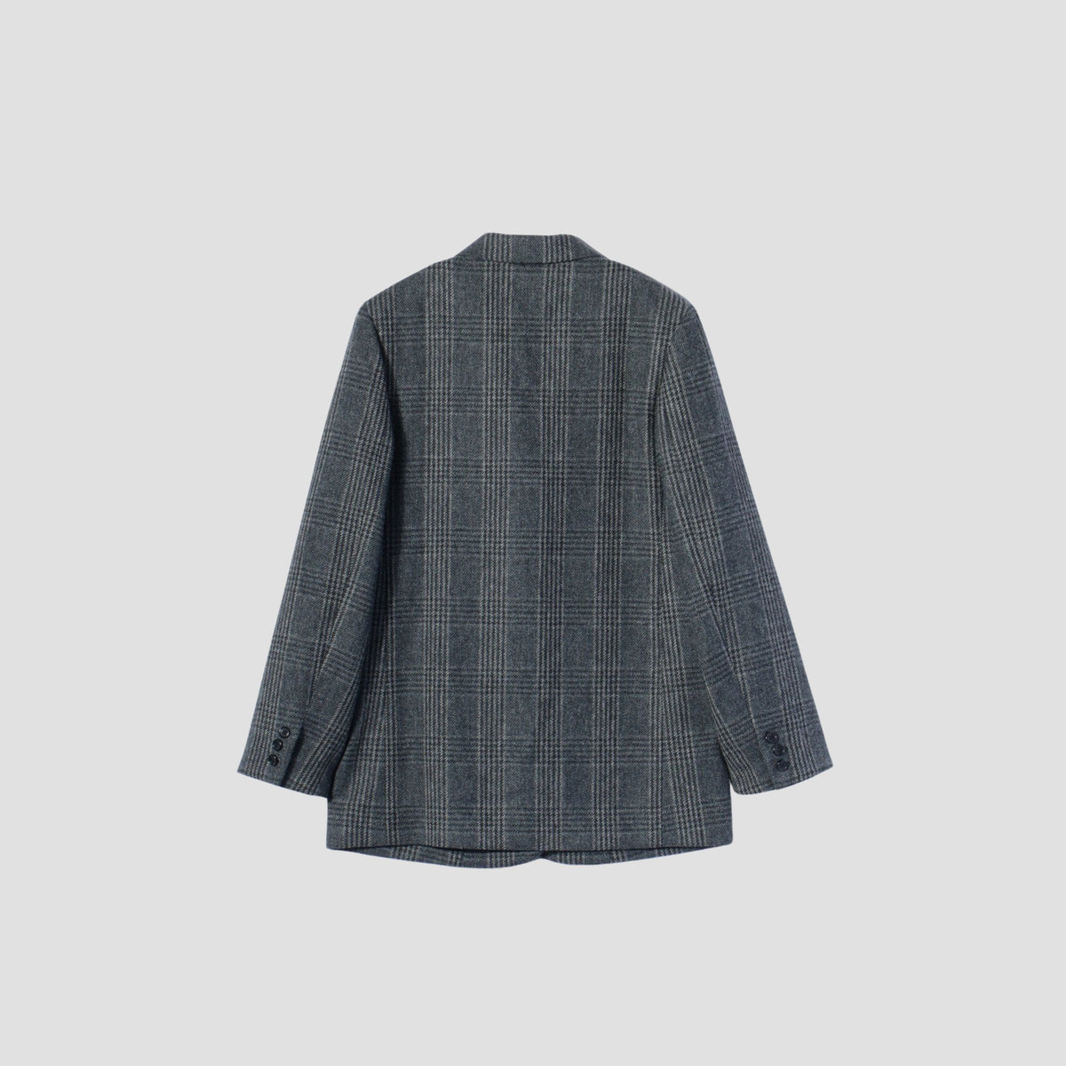 GLENCHECK WOOL JACKET