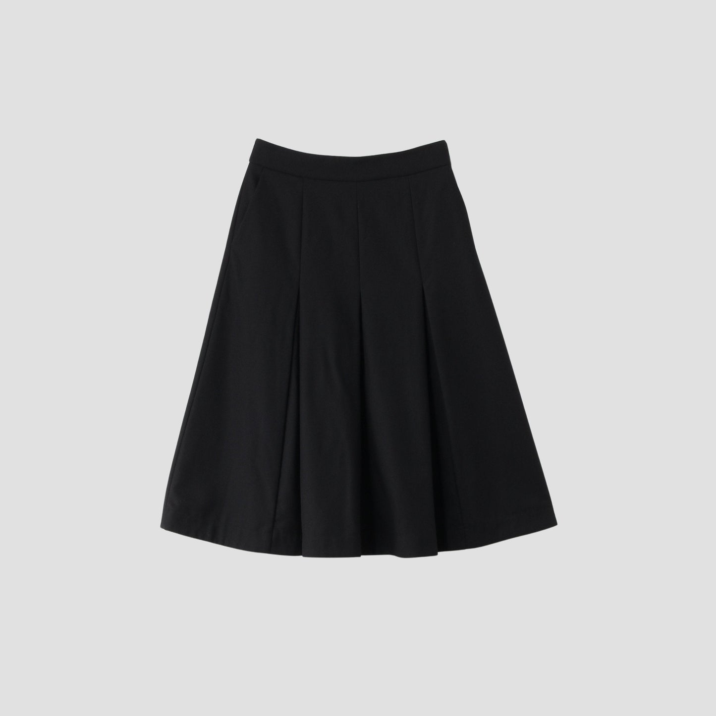 BLACK FLANNEL SKIRT
