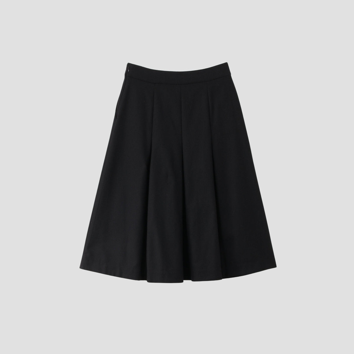 BLACK FLANNEL SKIRT