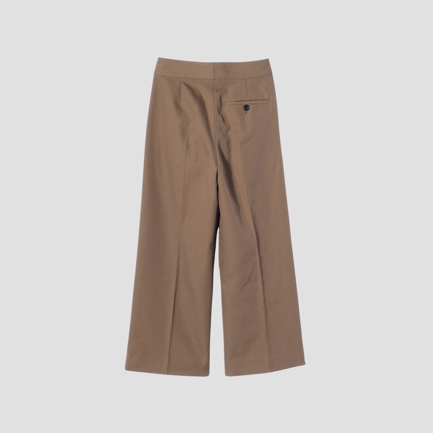 WOOL GABARDINE TROUSERS