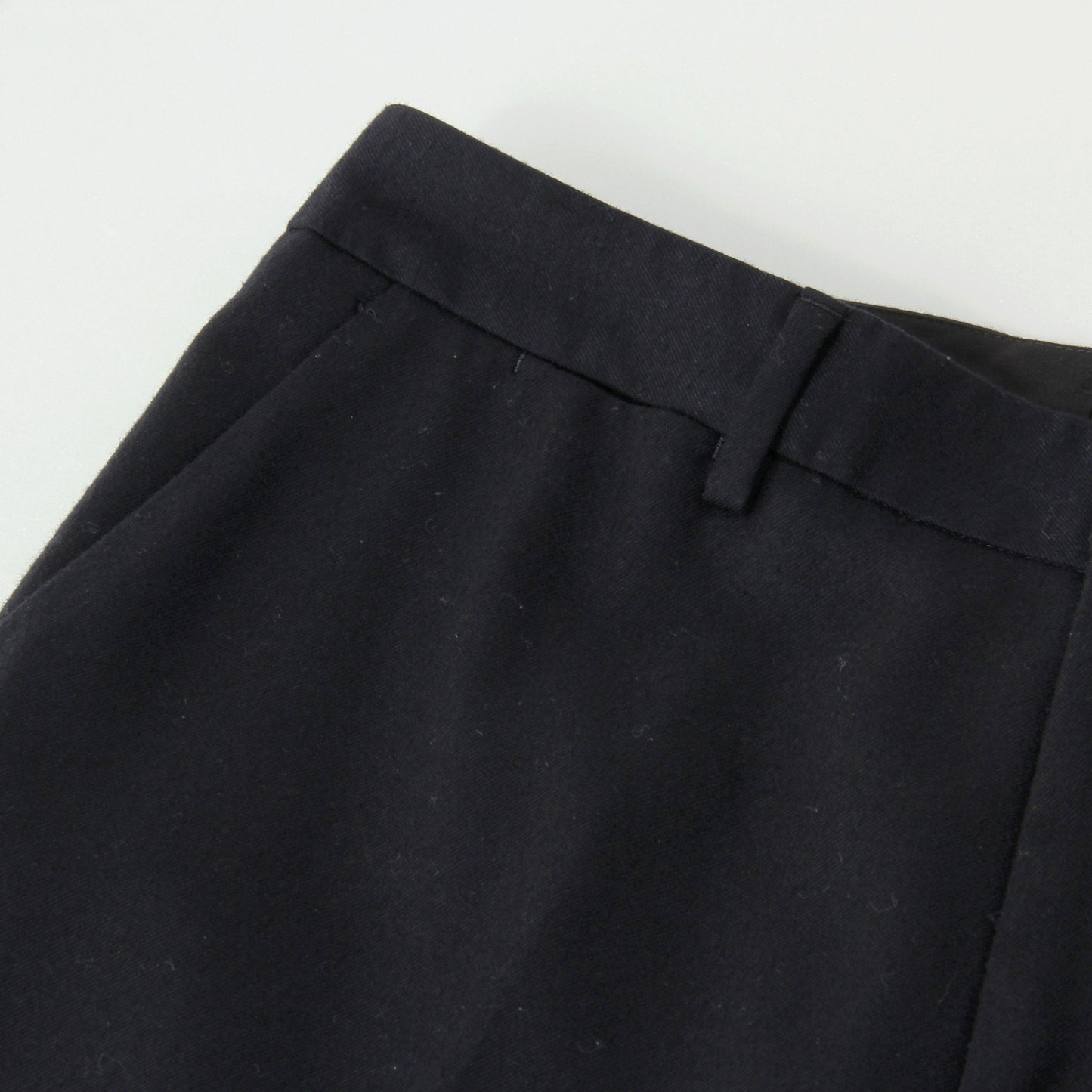 FINE WOOL FLANNEL TROUSERS