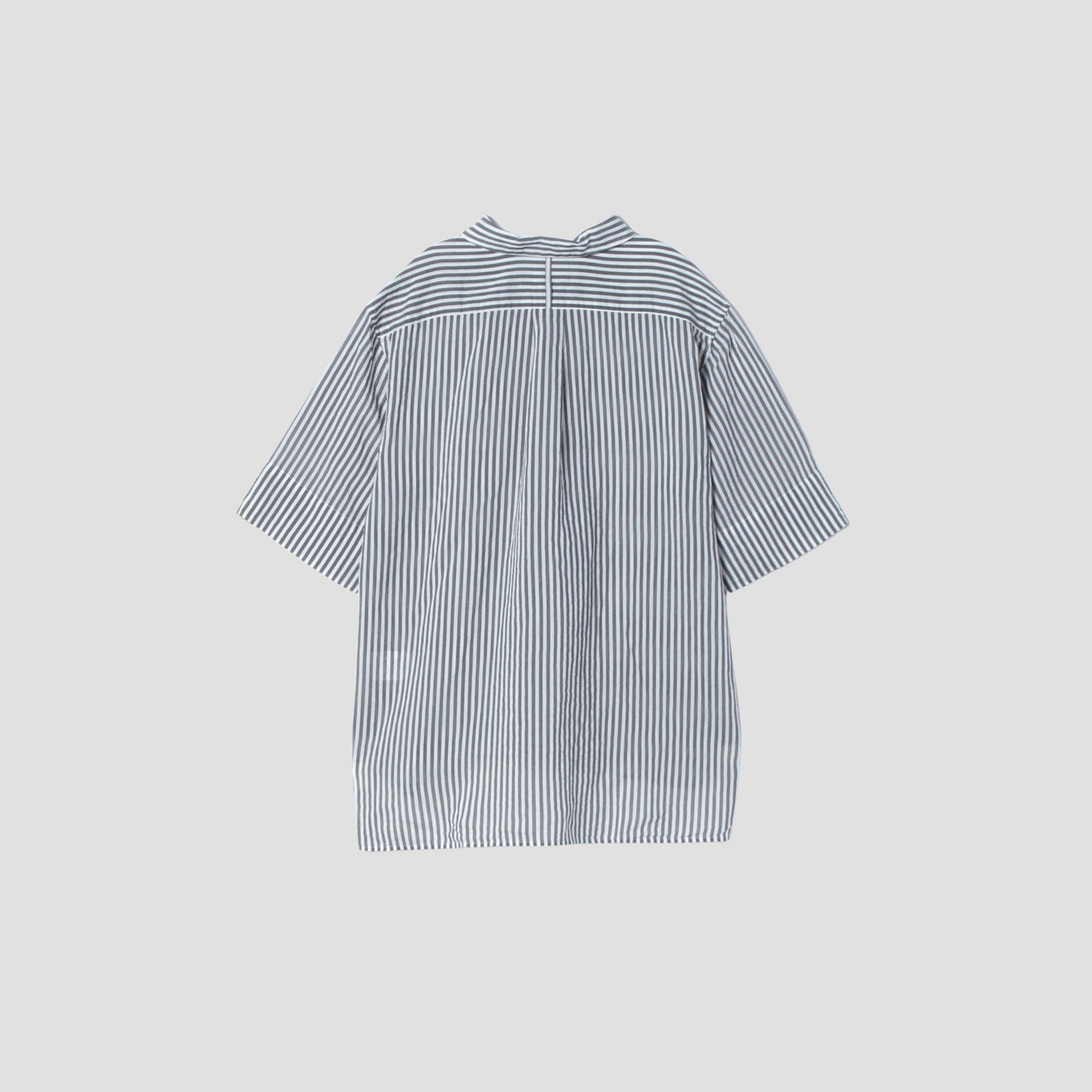 BOLD STRIPE COTTON SILK SHIRT