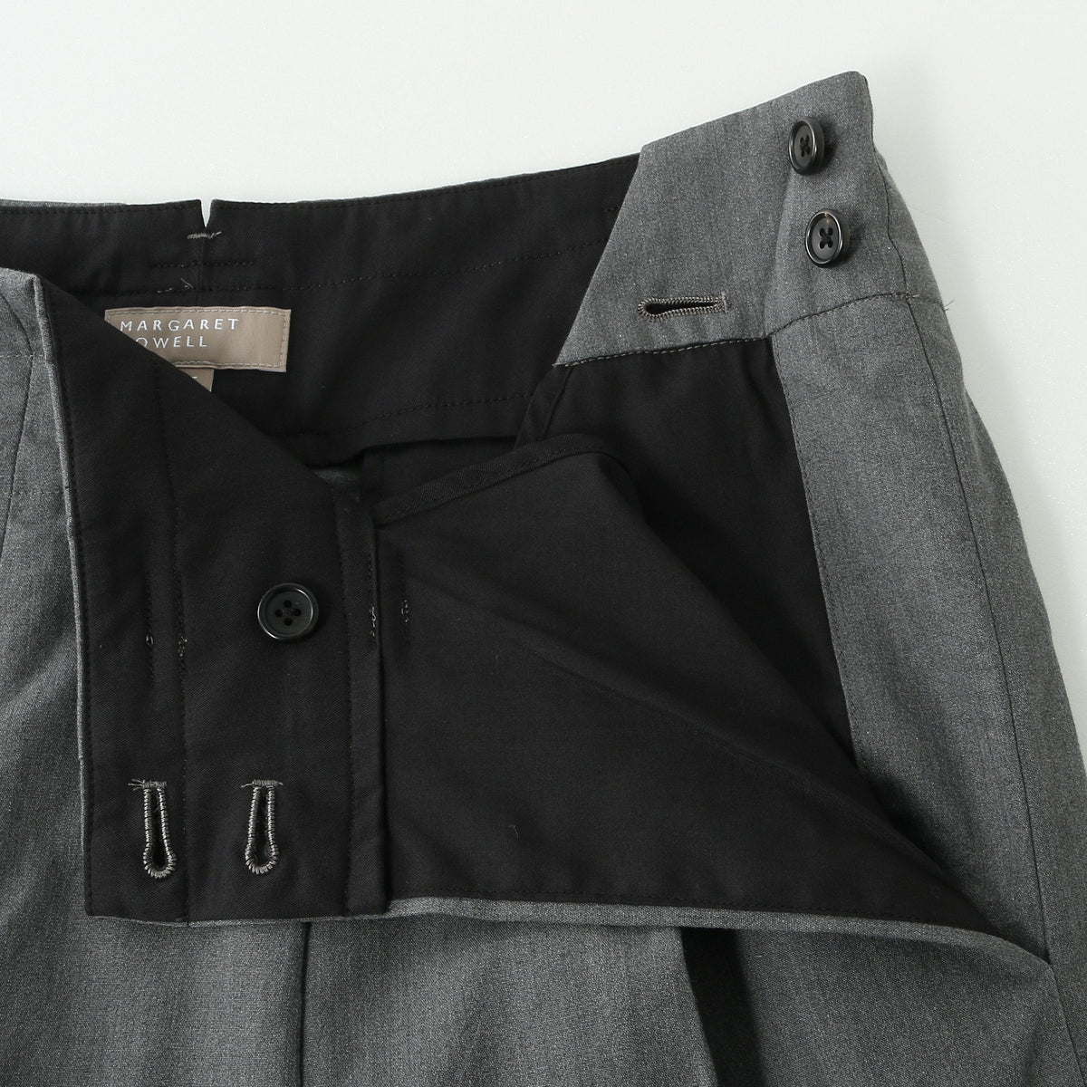 COMPACT COTTON TROUSERS