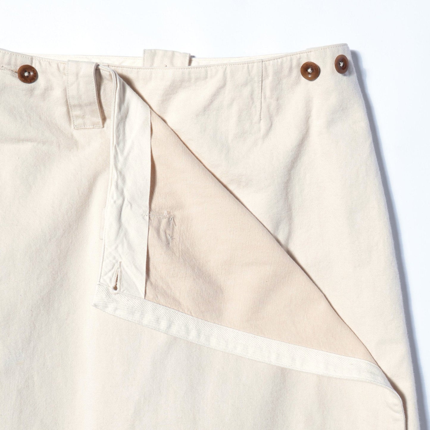 NATURAL DENIM SKIRT