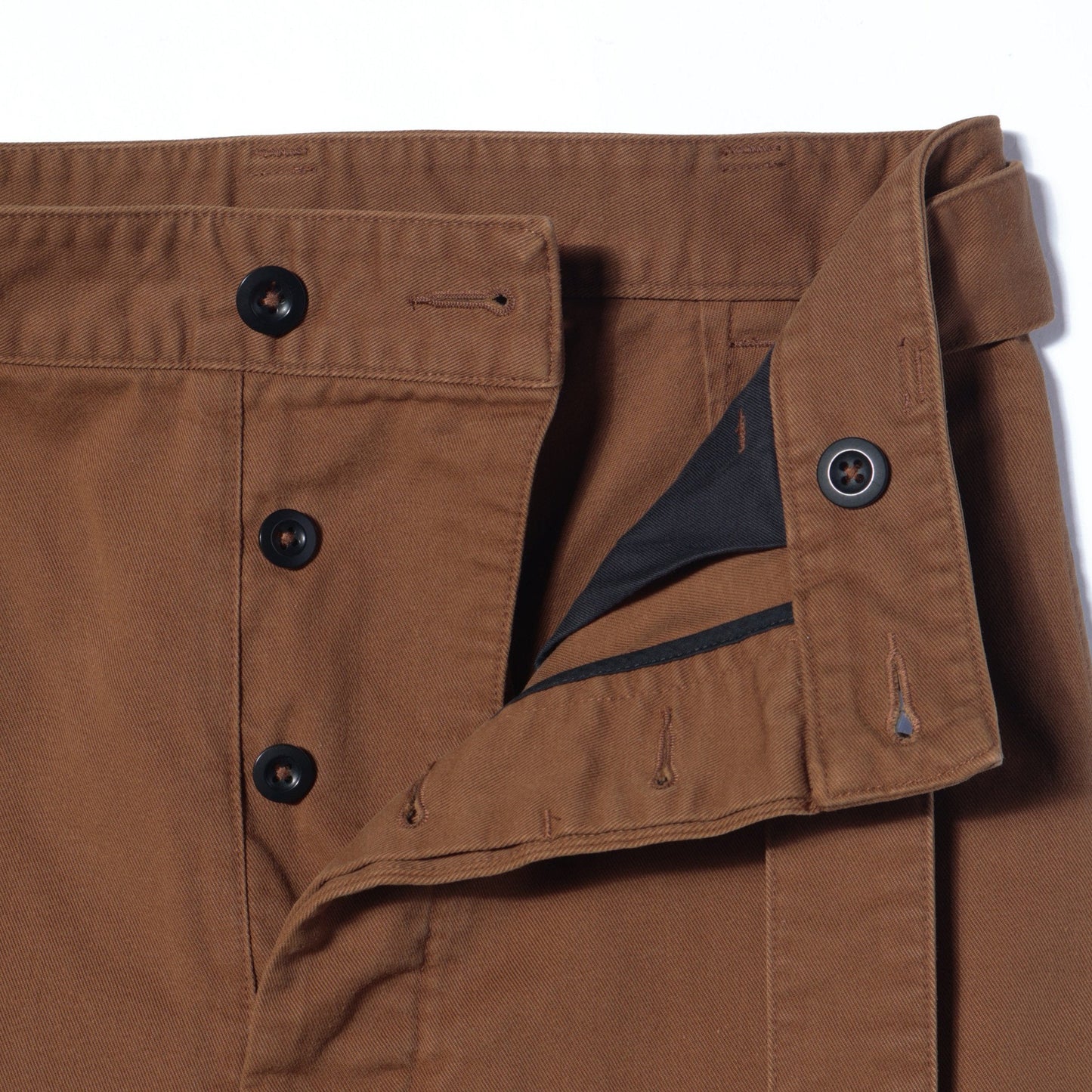 WASHED COTTON DRILL TROUSERS