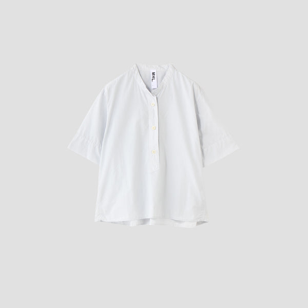 COTTON RAMIE POPLIN SHIRT