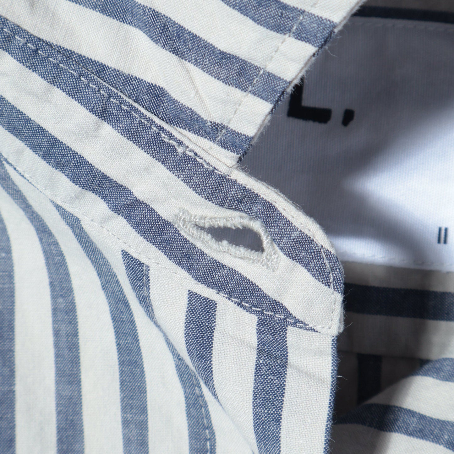 COTTON LINEN CHAMBRAY SHIRT