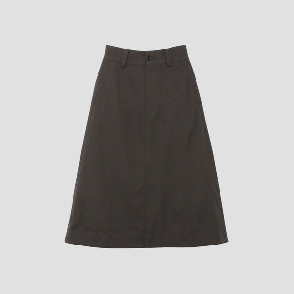 WOOL COTTON DRILL SKIRT