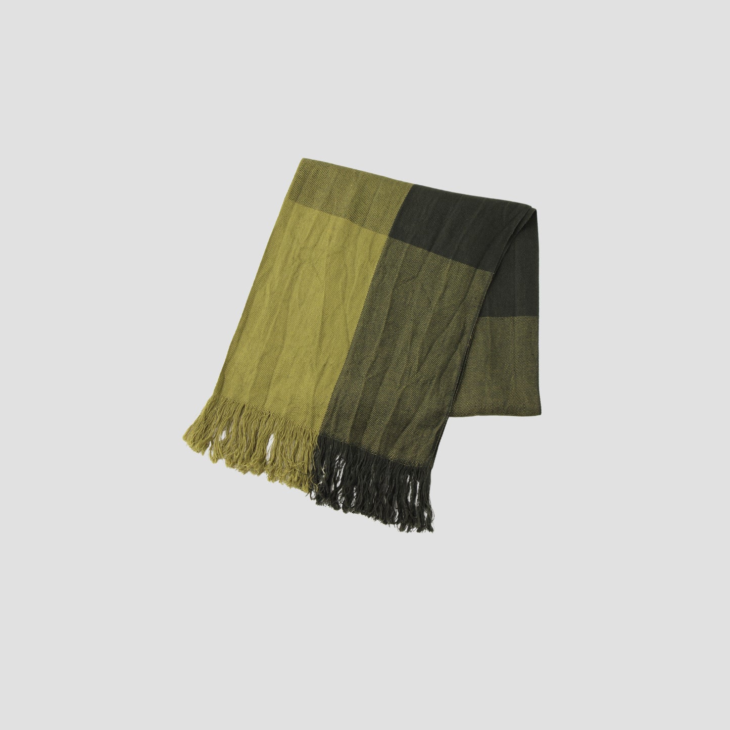 TWO TONE CHECK SCARF