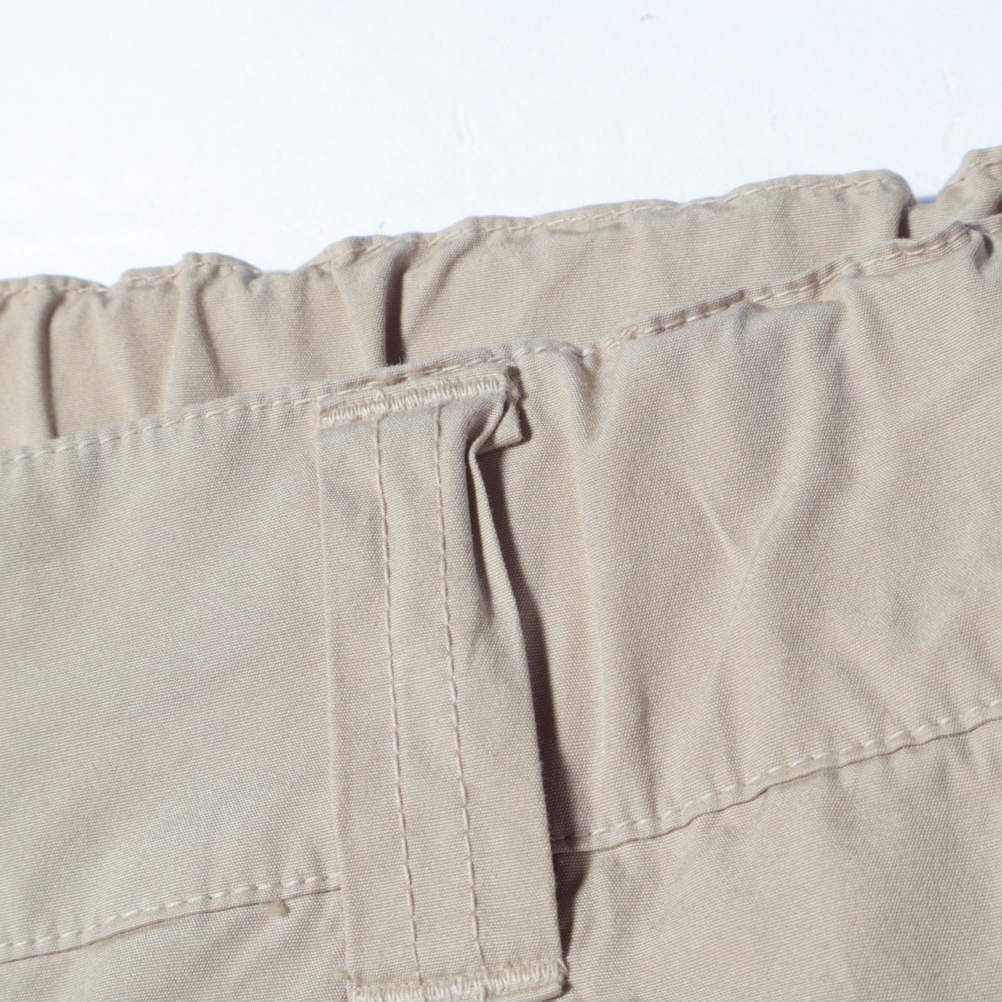 FINE COMPACT COTTON POPLIN TROUSERS