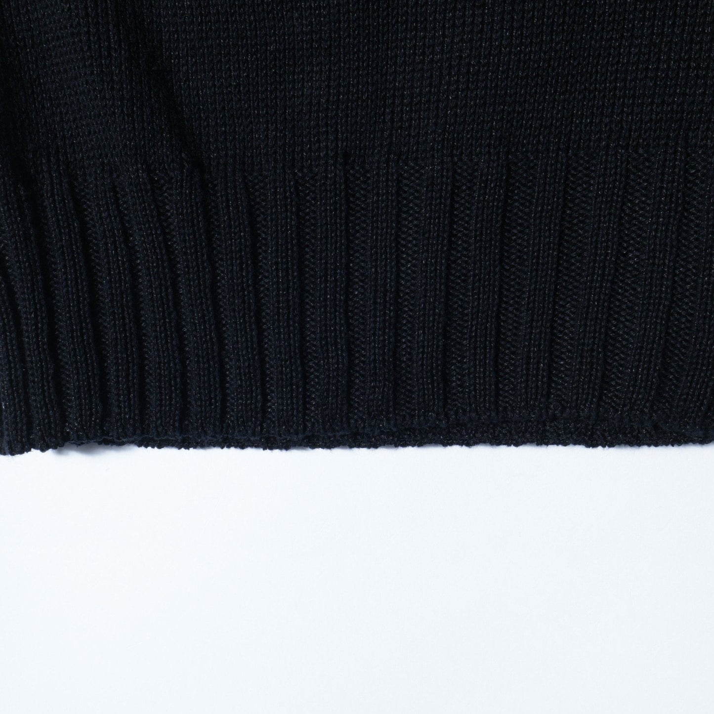 LINEN COTTON WIDE ROLL NECK KNIT