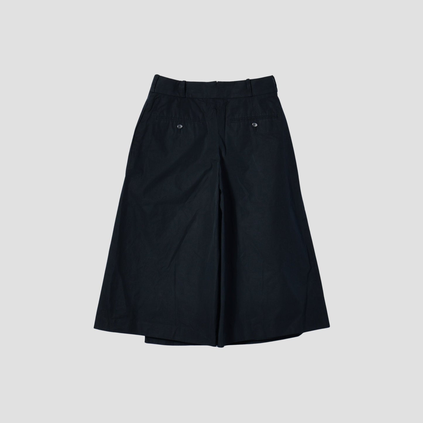 YARN DYED CRISP COTTON TROUSERS