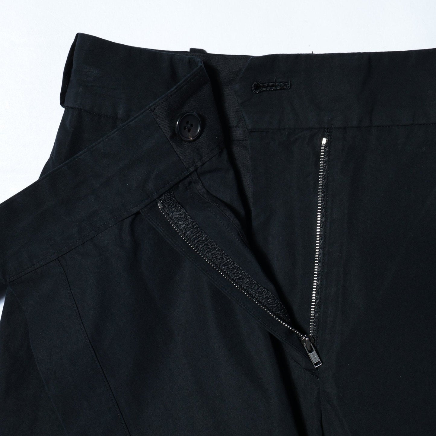 YARN DYED CRISP COTTON TROUSERS