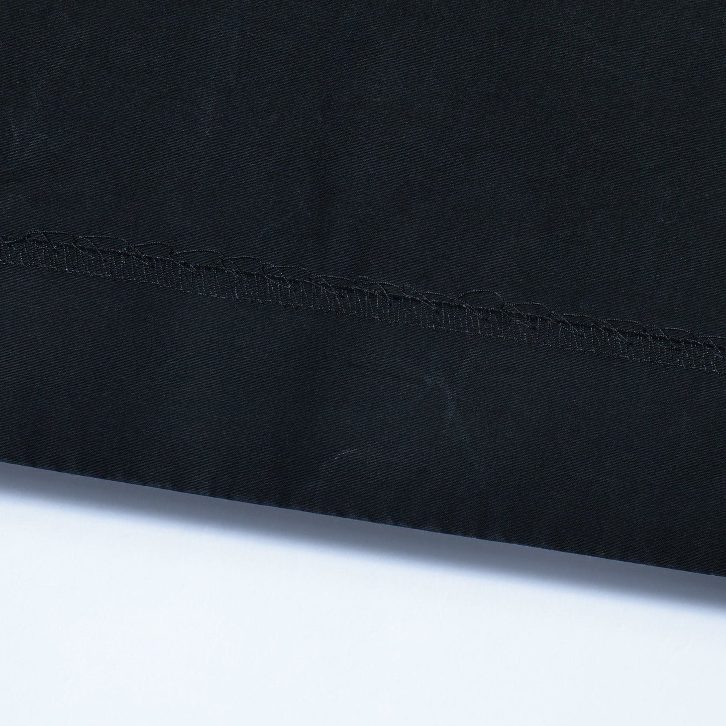 YARN DYED CRISP COTTON TROUSERS