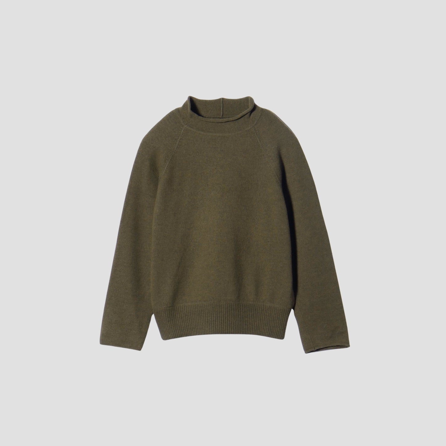 FELTED ROUGH WOOL KNIT