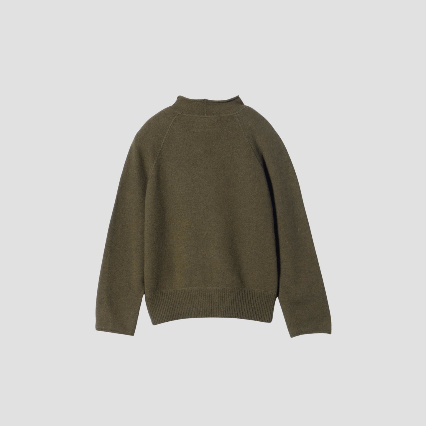 FELTED ROUGH WOOL KNIT