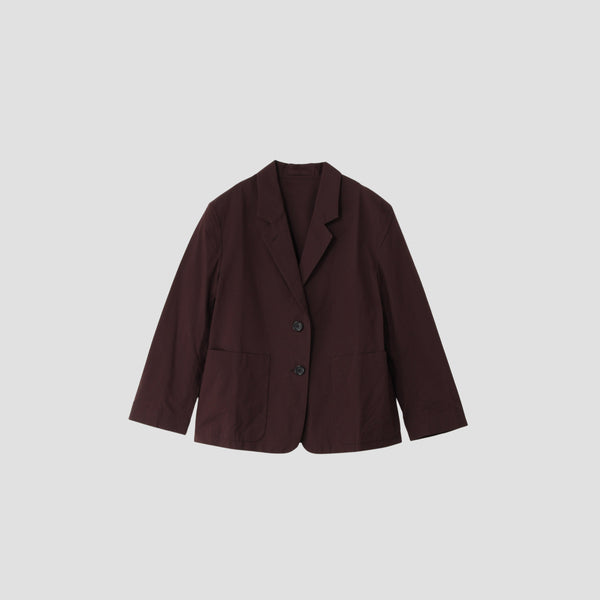 MATT COTTON SILK POPLIN JACKET