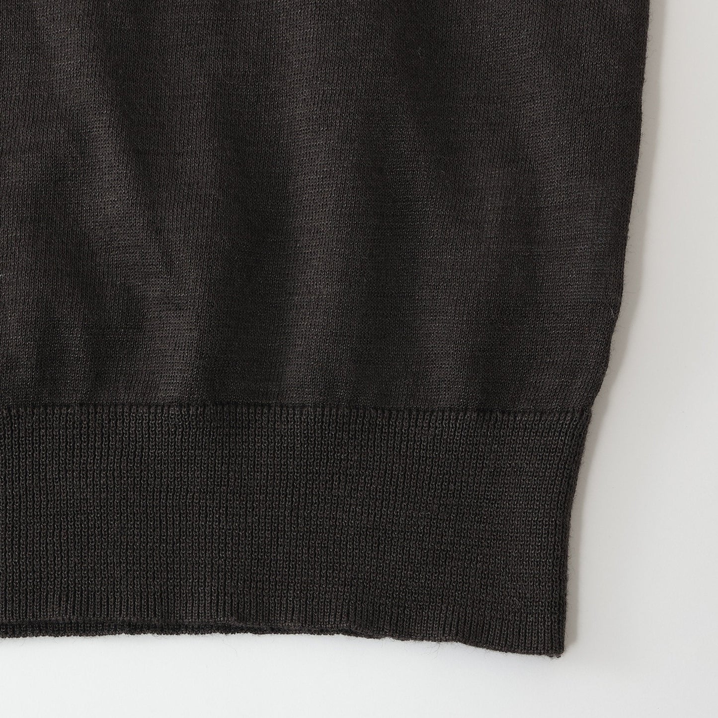 RAMIE COTTON DEEP RIB T SHIRT KNIT