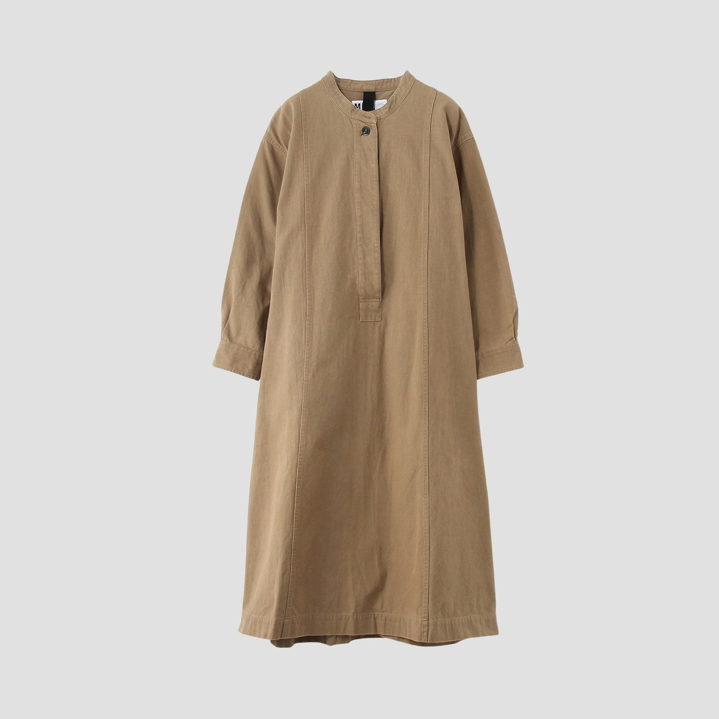 WORN COTTON WOOL TWILL DRESS