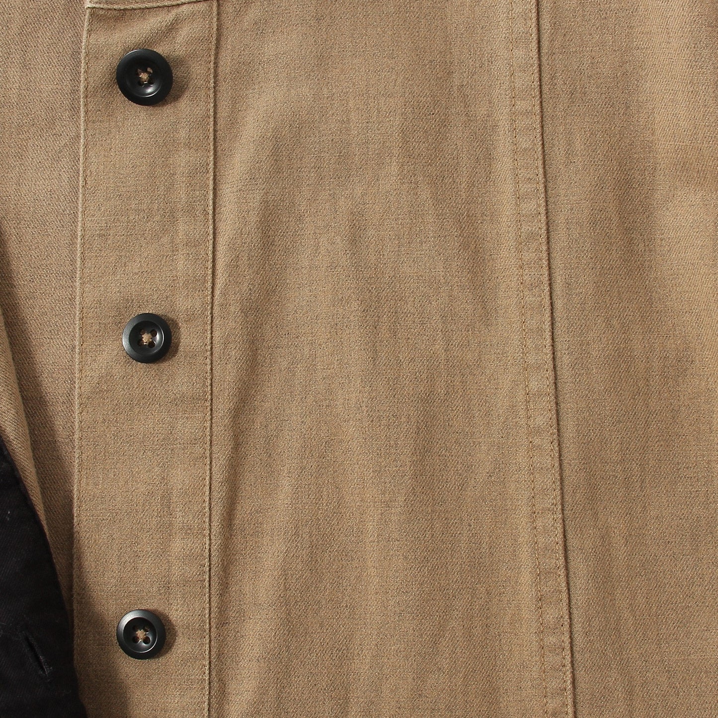 WORN COTTON WOOL TWILL DRESS